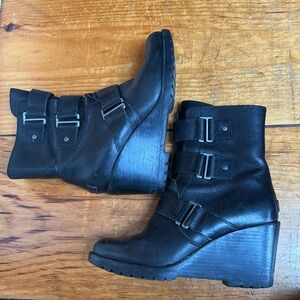 Sorel Wedge Ankle Boots